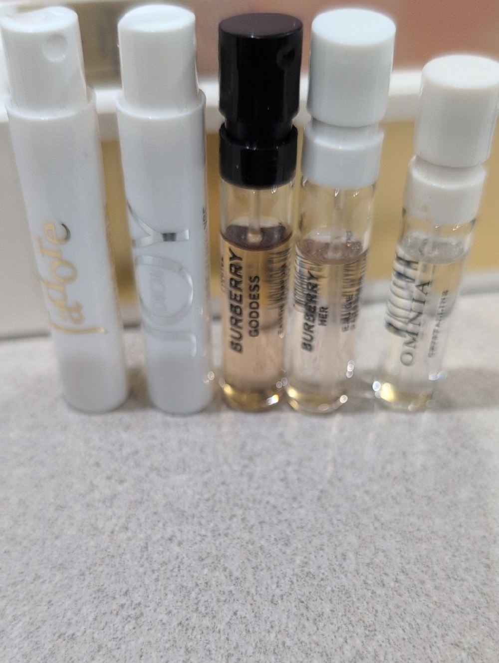 Dior Burberry Bvlgari Samples  Discovery Set